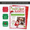 photos with santa company christmas party invite